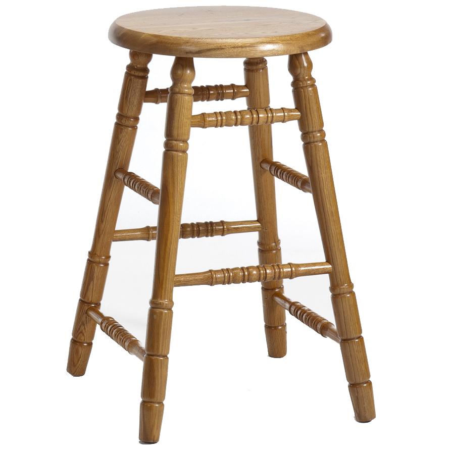 Cox and cox top oak bar stools